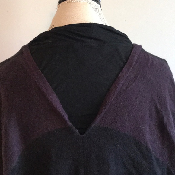 Loft strip long cozy comforting shawl sewn sides - Picture 5 of 13